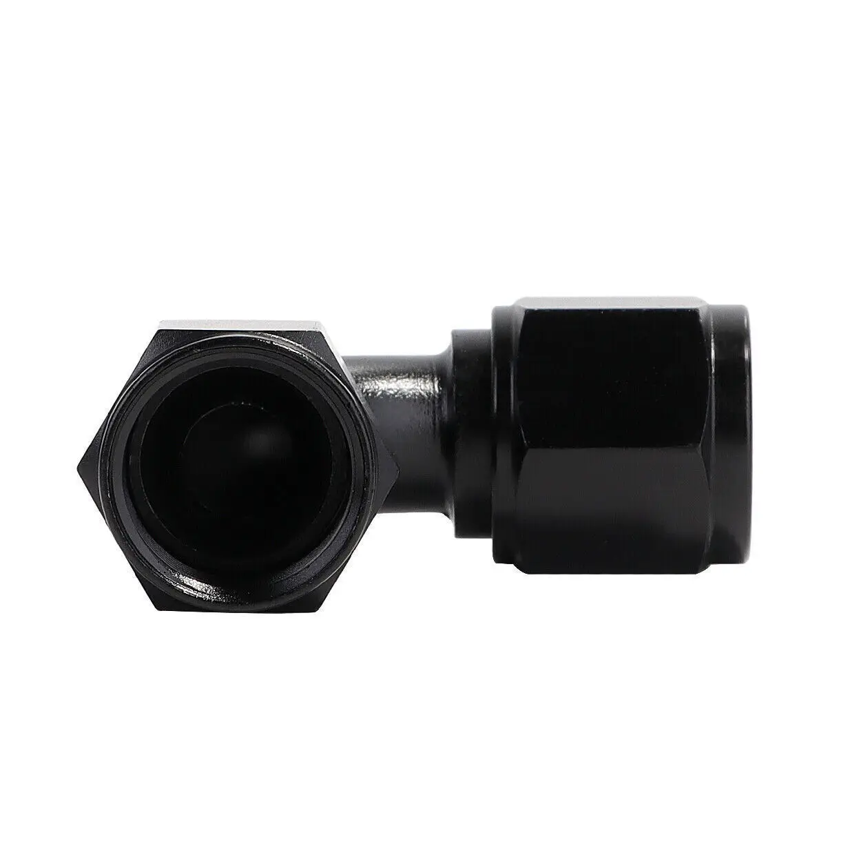 AN6 أنثى إلى AN6 أنثى 45 درجة الألومنيوم مقرنة دوارة الاتحاد المناسب محول لزيت الوقود المياه TF-1108