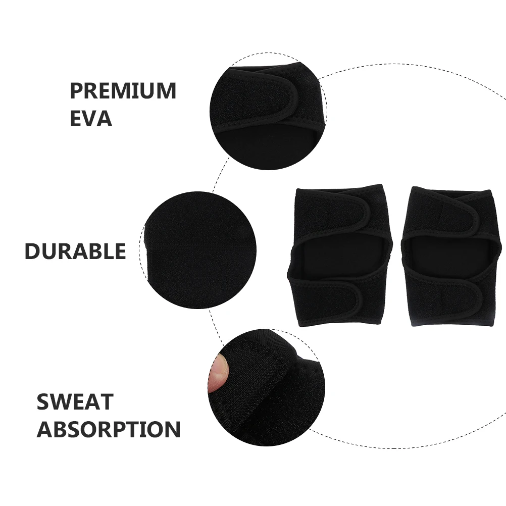 

1 Pair Anti-Collision Knee Brace Premium Eva Thickened Sponge Cushion Adjustable Support Breathable Knee Protector For