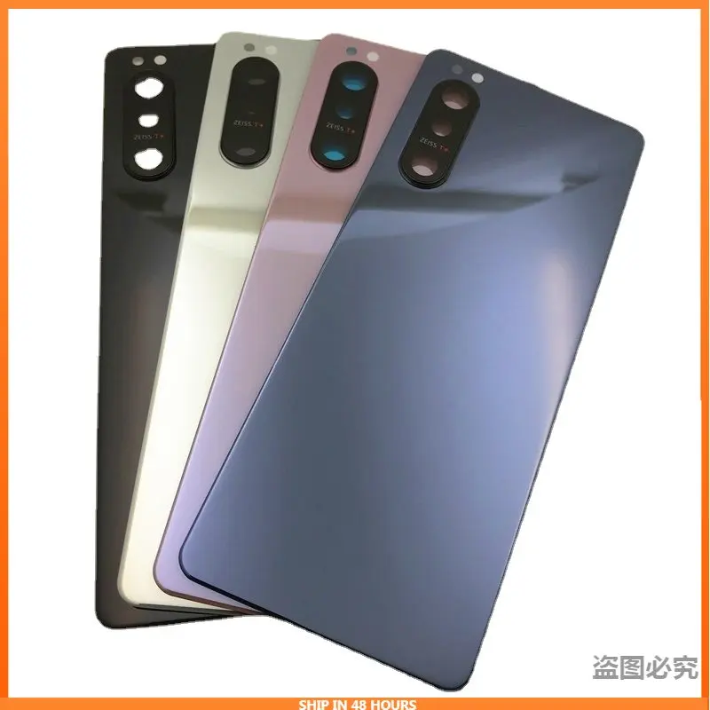 

For Sony Xperia 5 II Glass Back Battery Cover Door Panel Housing Case Replacement Parts With Camera Lens