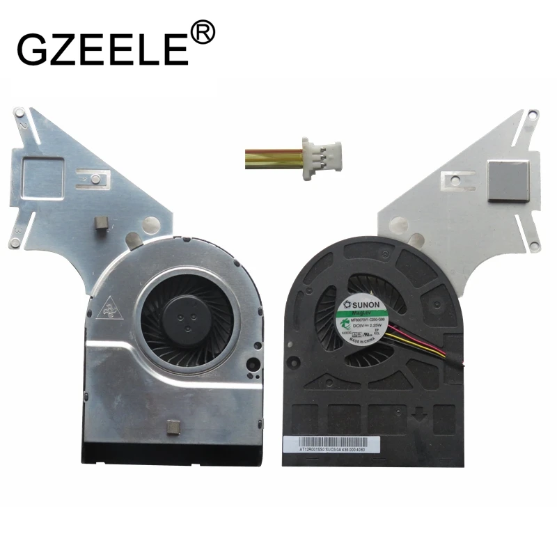 GZEELE new Laptop cpu cooling fan for Acer for Aspire E1-510 E1-410G E1-510 with heatsink radiator MF60070V1-C250-G99 cooler fan