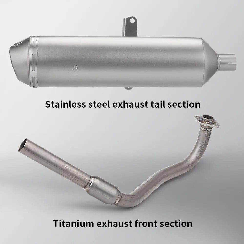 

For HONDA VARIO150 125 Motorcycle Exhaust Muffler Modified Pipe Connection Titanium Alloy Front Tube Link Full Exhaust Muffler