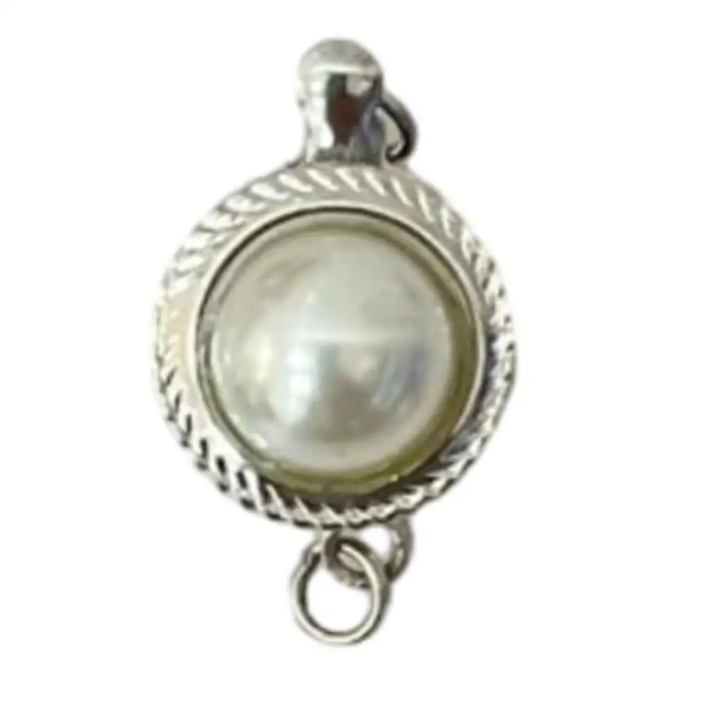 

Copper Push-in Box Clasps Imitation Pearl Jewelry Findings Bracelet Necklace Connectors for DIY Jewelry Making Supplies