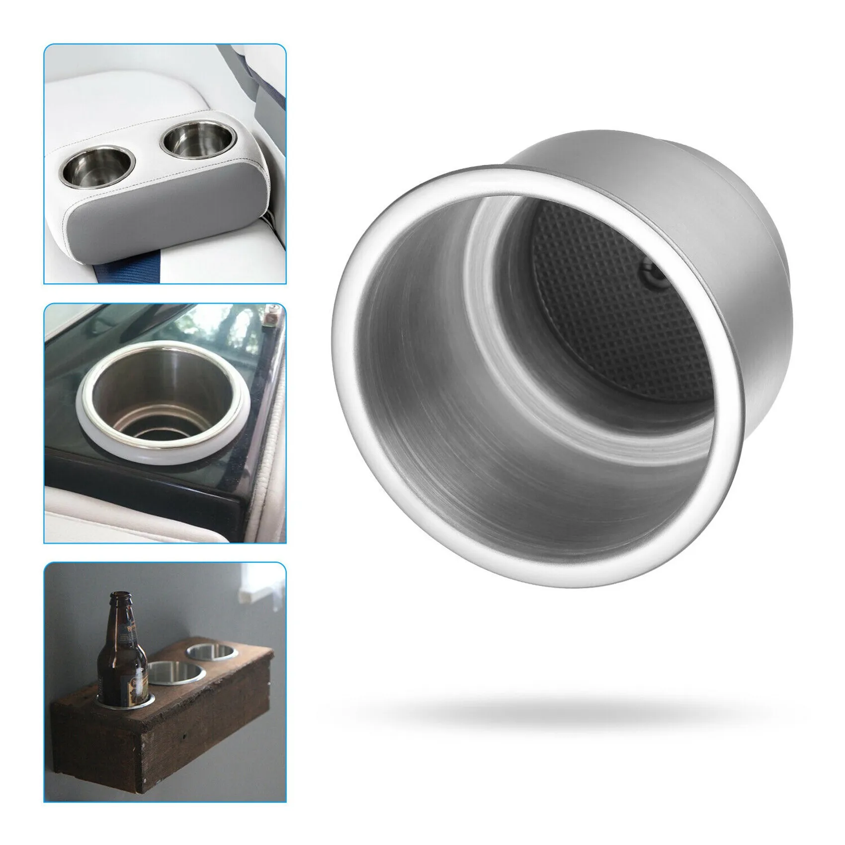 QUAI-IT2Pcs Держатели для напитков из нержавеющей стали для морской лодки, автомобиля, грузовика, кемпера, автофургона W