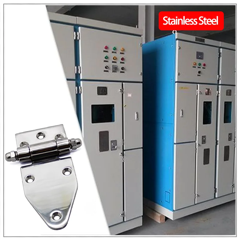 

Heavy-Duty 304 Stainless Steel Automotive Equipment Box Door Hinge Industrial Machinery with Thickened Blade Bearing Durability