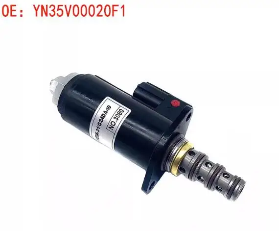 Solenoid Valve For Kobelco KWE5K-31/G24DA50 KWE5K-31/G24DB40 KWE5K-31/G24DA40 KWE5K-31/G24DB50 SK200/210/230/250/330/350-8-6-6E