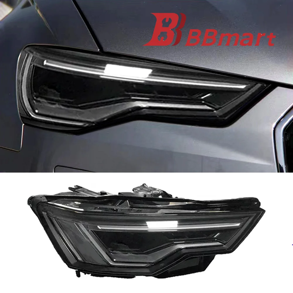 

BBmart Auto Parts Head Lamp For Audi A6 S6 A6L Headlights LED DRL Light House 4K0941039C Left Front Headlight