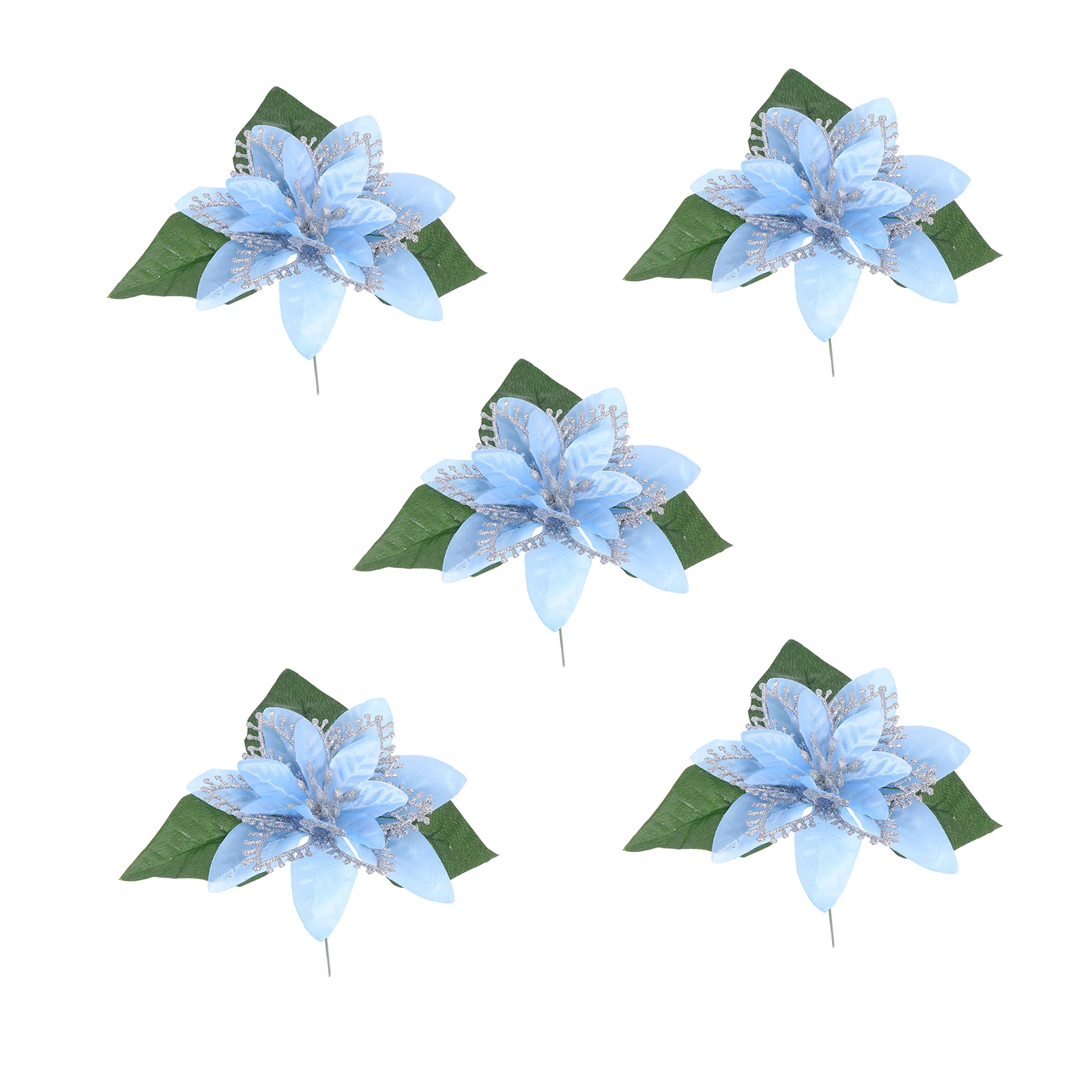 

5 Pcs Christmas Flower Decoration Xmas Tree Ornaments Simulation Berry Cloth Supplies Festive