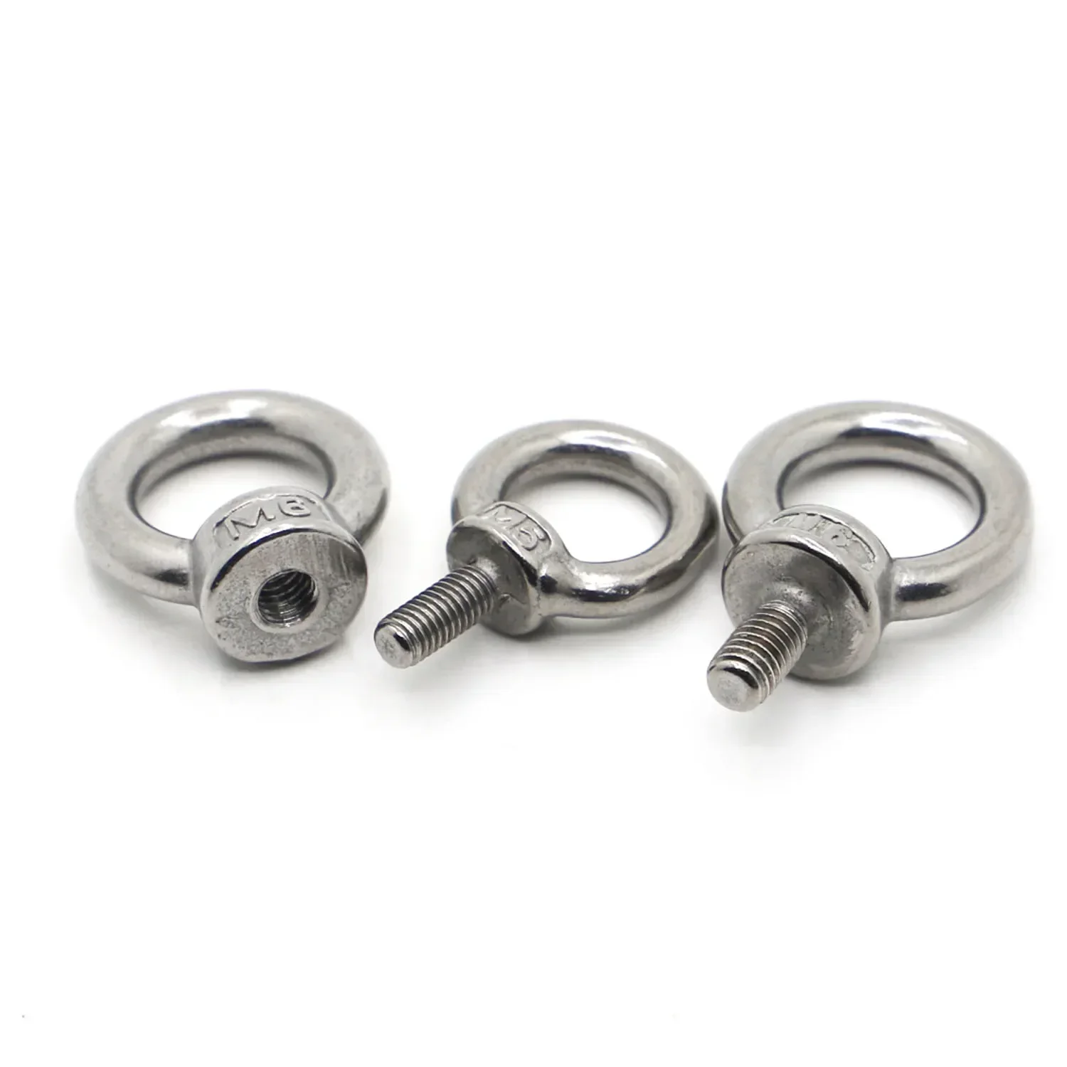 Lifting Rye Nuts/Screw Ring Eyebolt Ring Hooking Nut Screws M3 M4 M5 M6 M8 M10 M12 304 Stainless Steel