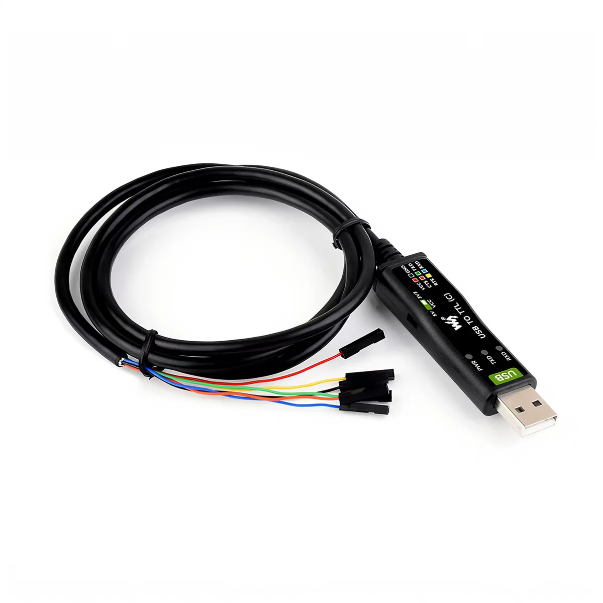 Weixue industrial grade USB to TTL serial cable with 6PIN loose head interface and original FT232RNL protection circuit