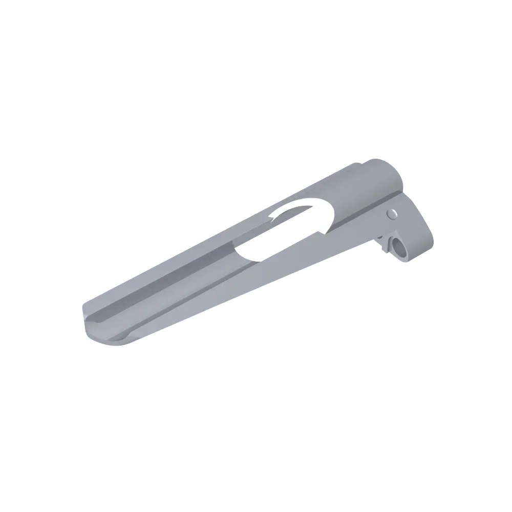 Senbo GDS-1349 Technische paneelkuip #   8 klein lang, groot gat, zijkant B compatibel met LEGO 32535 bouwstenen