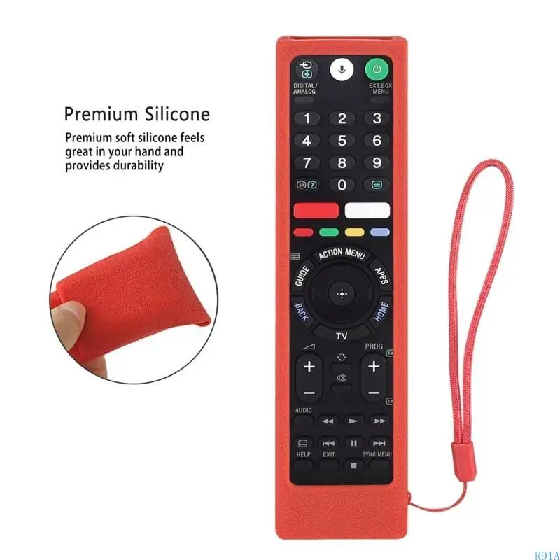 R91A Protetores silicone cobertura para rmftx200a rmftx300u rmttx300e remoto