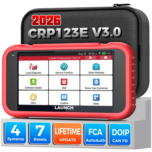 출시 CRP123E CRP123I V2.0 ENG ABS SRS 전송 시스템 7 평생 무료 지우기 코드 obd 스캐너 재설정 한국어 자동차 진단 도구