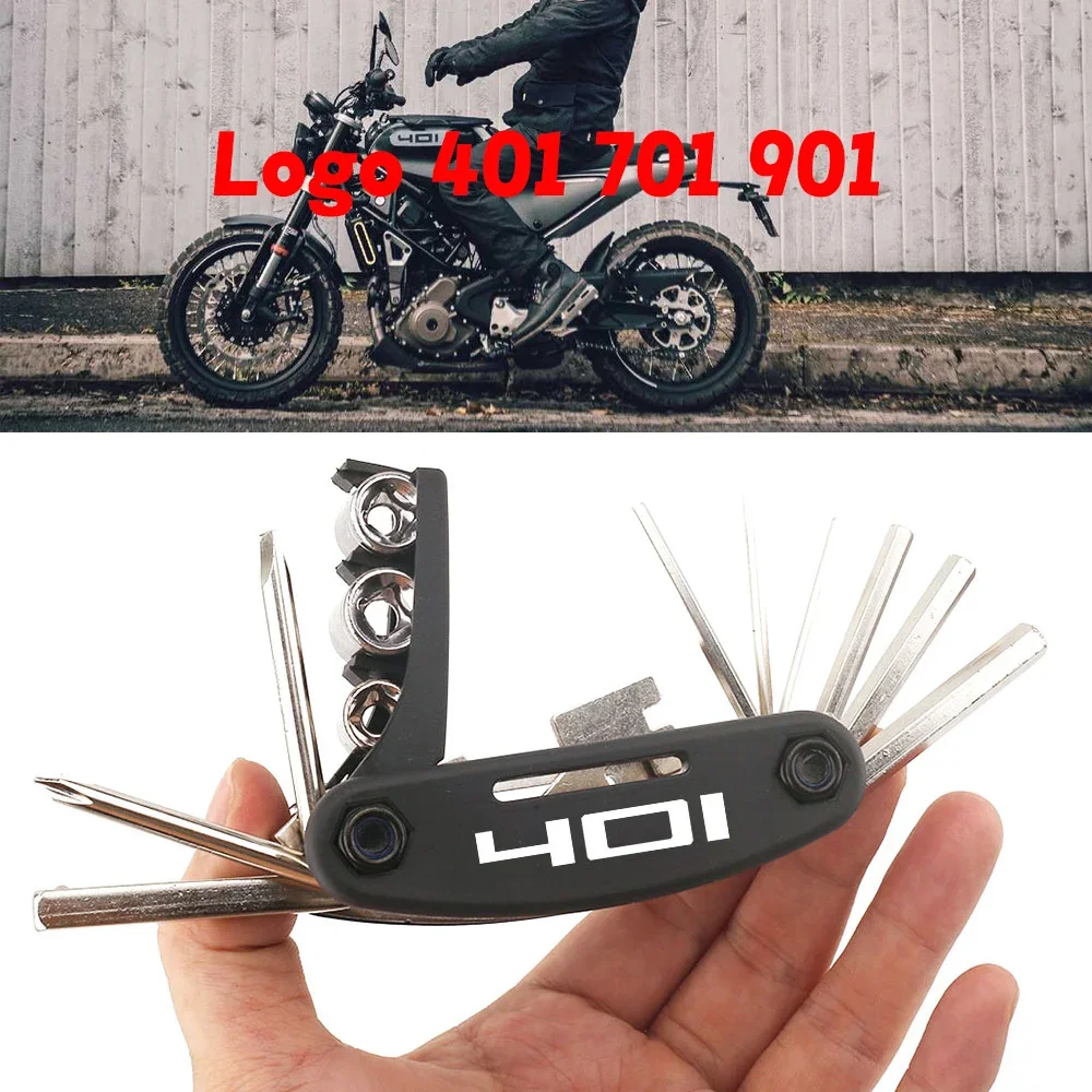 For Husqvarna Svartpilen Vitpilen 401 701 Supermoto Enduro Norden 901 Moto Multi-funcation Repair Tools Screwdriver Accessories