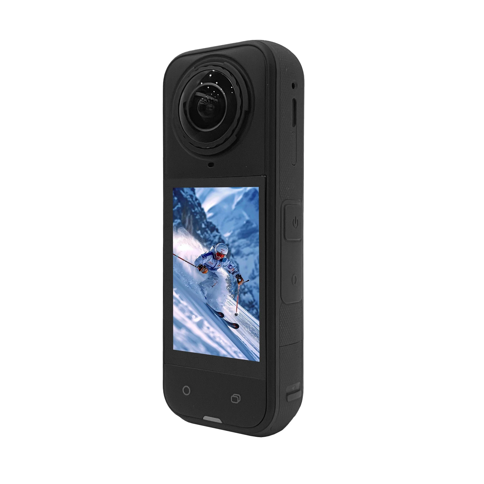 Image 4: Nouvelle caméra d'action Insta360 X5 8K 30fps, objectifs interchangeables, triple puce IA, performance supérieure en basse lumière, autonomie de 185 minutes, Insta360 X5