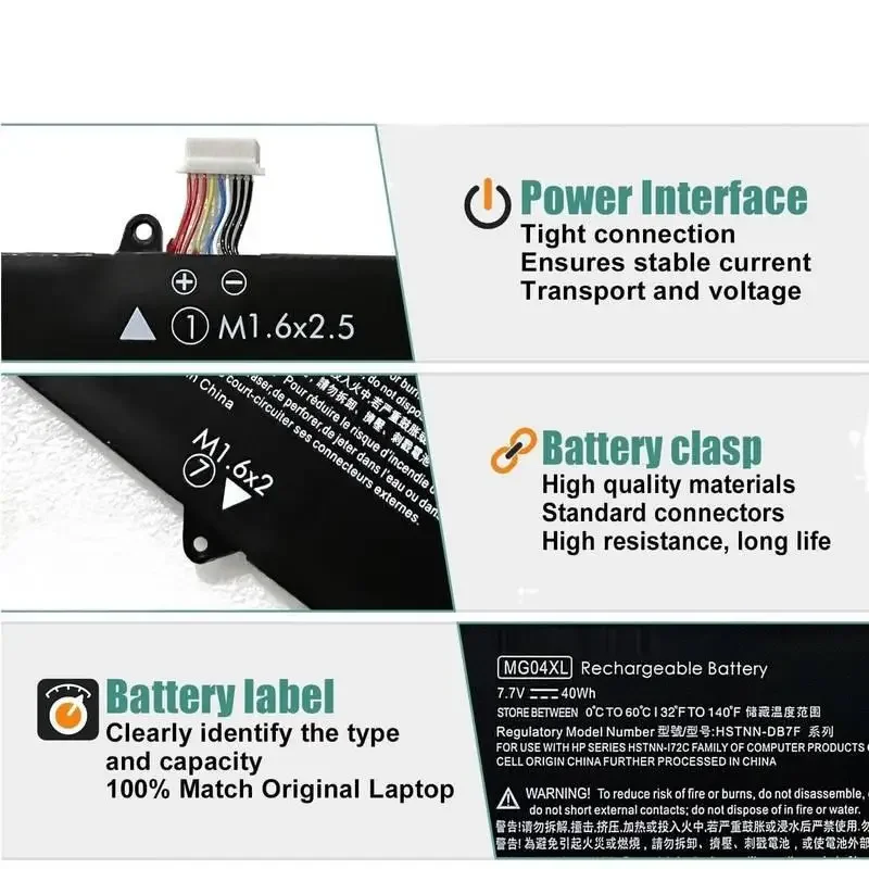 

WYORESY Replacement Battery For HP Elite X2 1012 G1 Series MG04XL 812060-2C1 HSTNN-DB7F