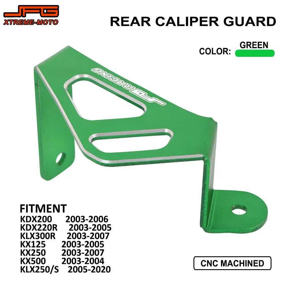 Tylna osłona zacisku Akcesoria motocyklowe Tylna tarcza hamulcowa Osłona CNC Osłony ochronne do motocykla terenowego KX125-500 KLX300R KLX250/S