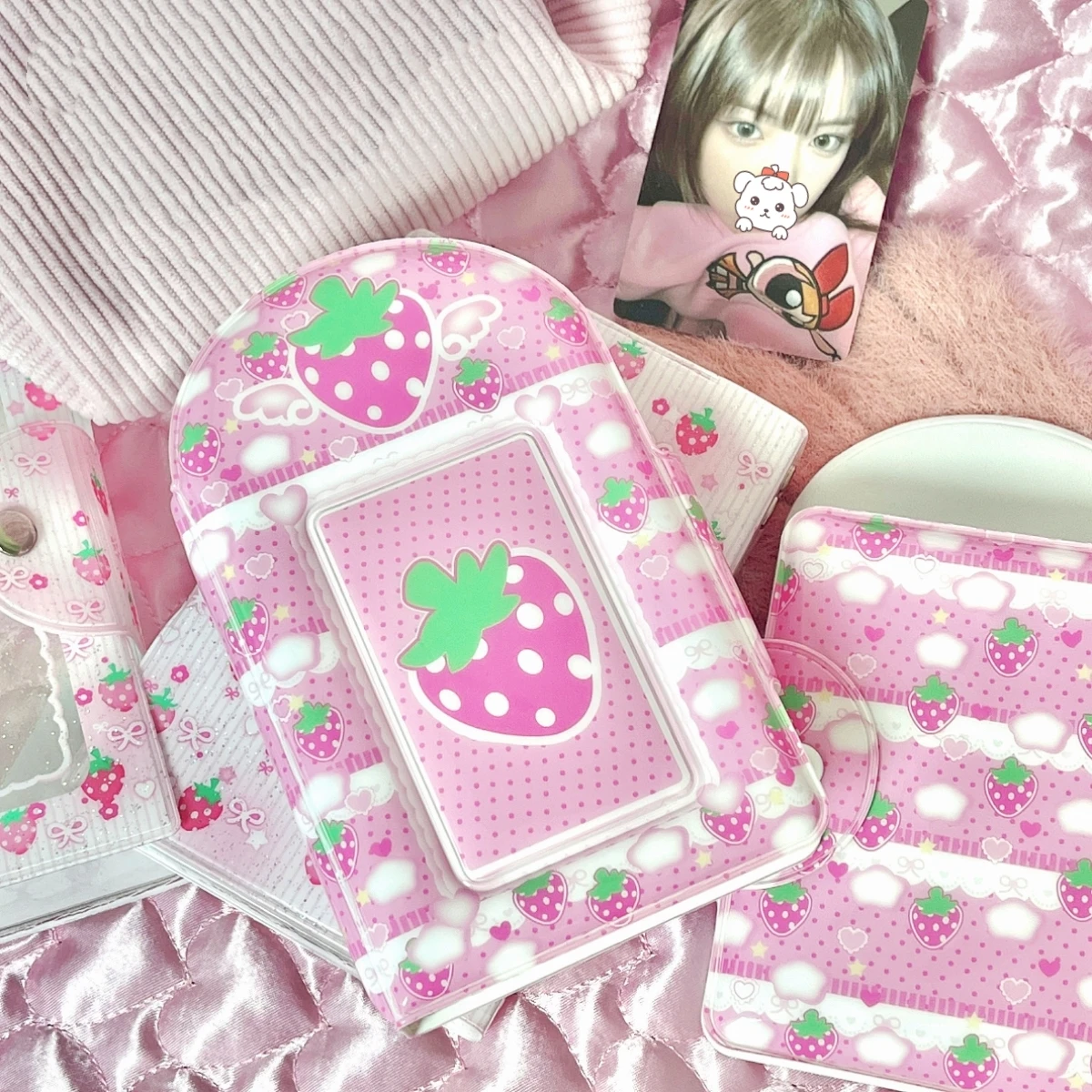1 stuk schattig roze aardbeien - Anime Merchandise Types recensie en prijs
