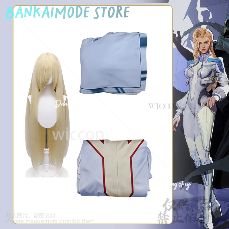 Dagger Cosplay Game Rivals Costume Coat Jumpsuit Battle Uniform Wigs Sexy Woman Girls Halloween anime Party Roleplay 코스프레