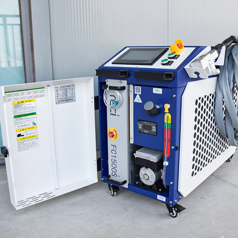 1000w 2000w 3000w Portable  Handheld Continuous Metal Rust Painting Removal Fiber Laser Cleaning Machine Price