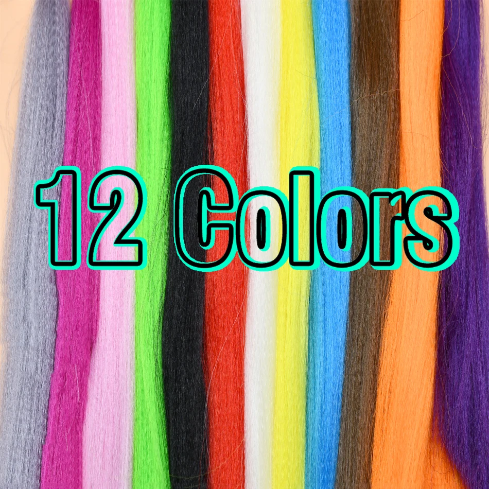 1Pack Gewellte Slinky Faser Verworrene Minnow Fasern Lange Synthetische Haar Fliegen Binden Materialien Für Streamer Fliegen Forelle Angeln locken – Detail 3