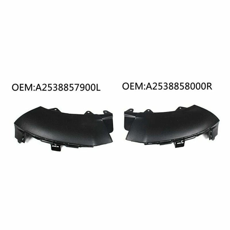 A2538857900 A2538858000 Car L&R Front Bumper Outer Cover Molding Trim Replacement Parts For Mercedes Benz X253 GLC300 2016-2019