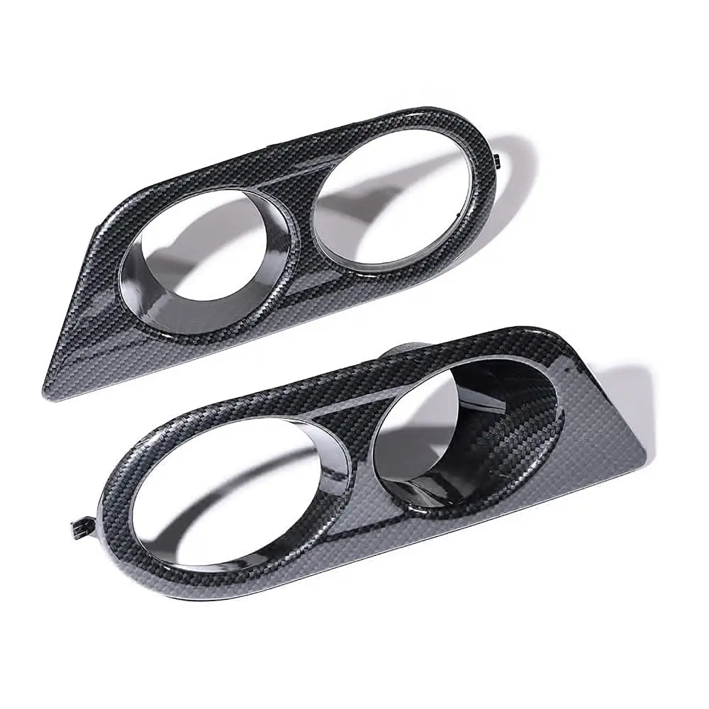 Car Front Bumper Grill Fog Light Cover Grille Trim Honeycomb Mesh For BMW E46 M3 2001 2002 2003 2004 2005 2006 Accessories