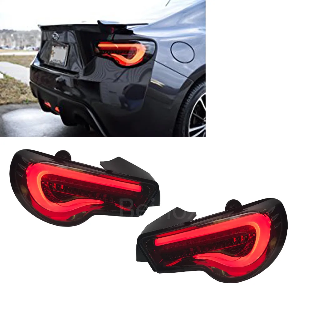 

For Toyota 86 BRZ FRS LED Tail Lights Valenti Sequential Signal Smoke 2013-2024