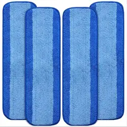 4 Pack Microfiber Cleaning Pads for Bona Hardwood Floor Premium Spray Mop