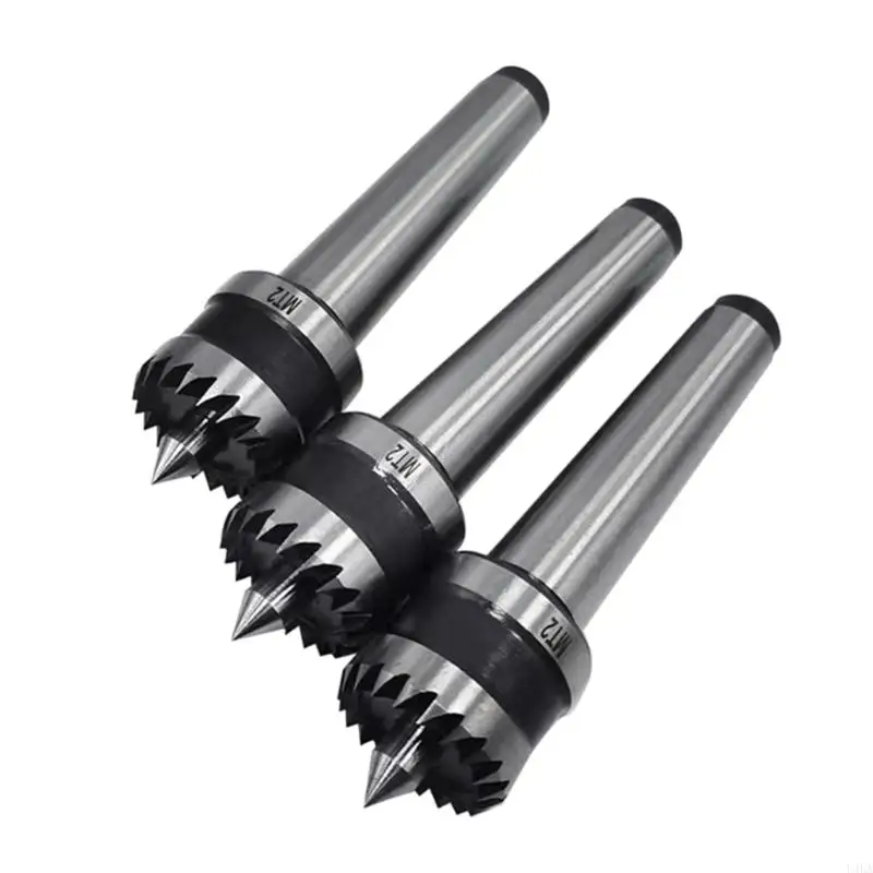 U4LA Многотумовый деревянный турнир для токарного станка Центр MT2 Live Peargings Tailstock Center Steel Steel