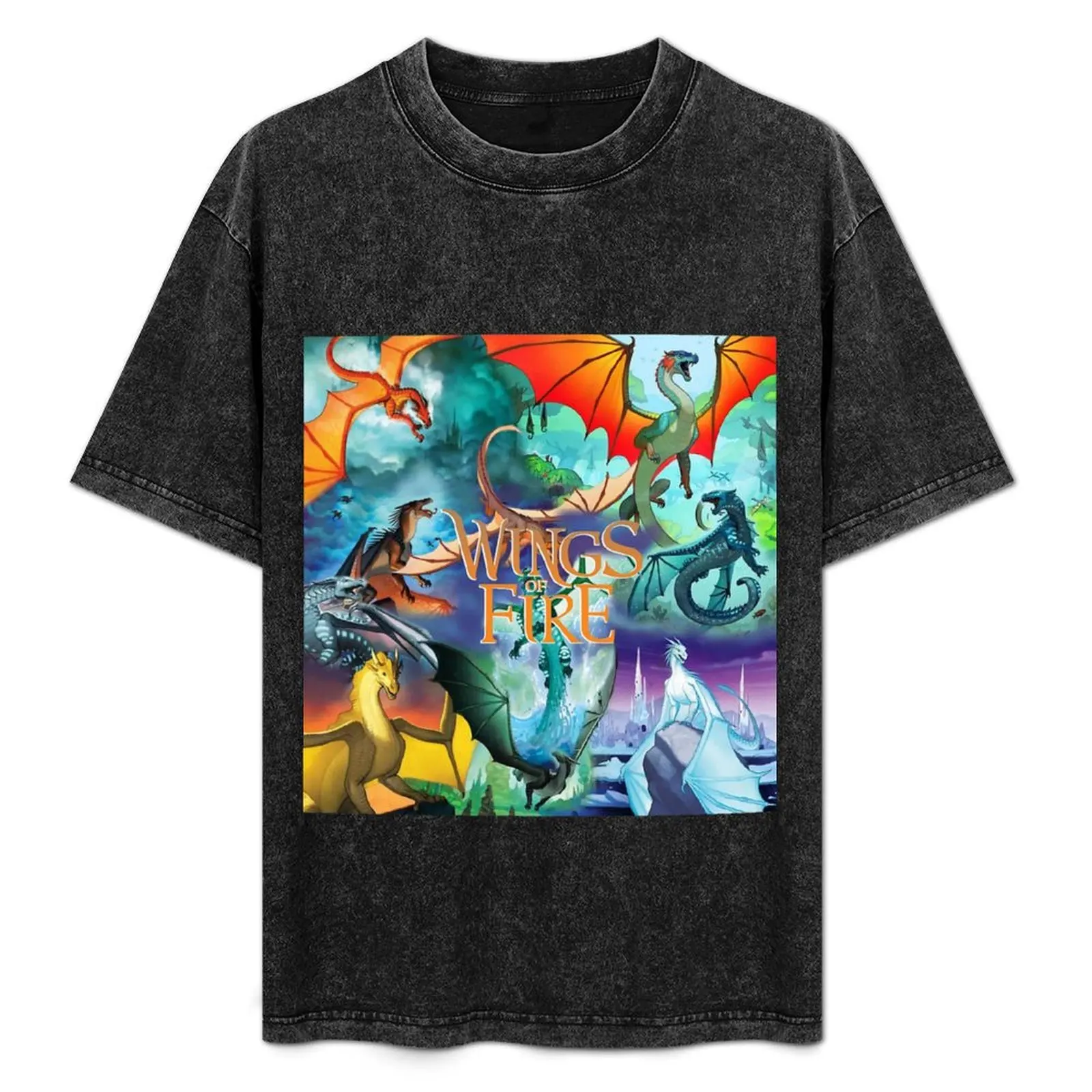 

Wings of fire all dragon Series T-Shirt sublime aesthetic clothes mens designer t shirt