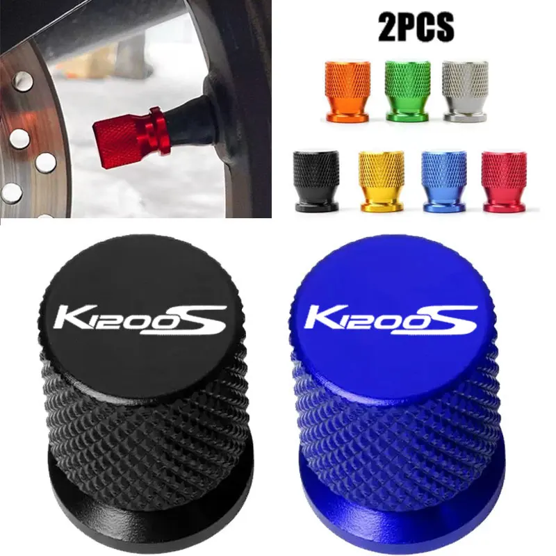 2PCS Motorcycle Accessories Tire Valve Caps For BMW Motorrad K1200S K1200 S K 1200S
