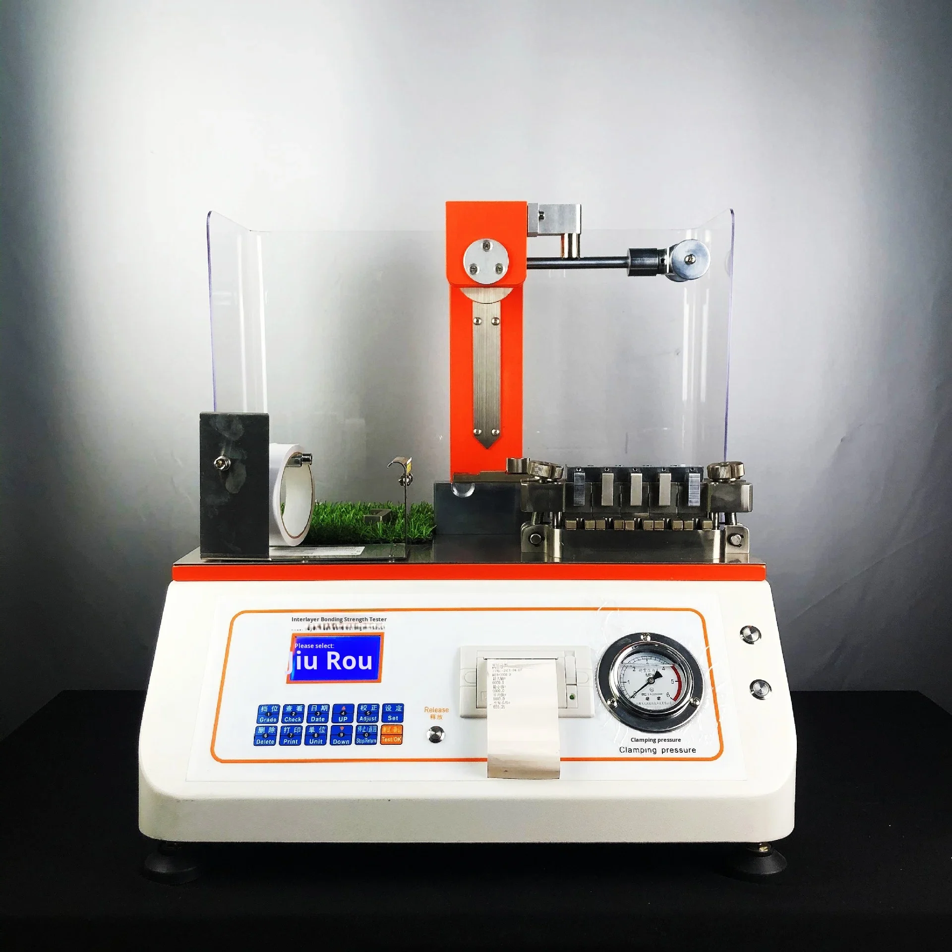High Accuracy White Cardboard/Grey Board/Gauze Tube Paper/Aluminum Foil Interlayer Bonding Peel Strength Tester 220V