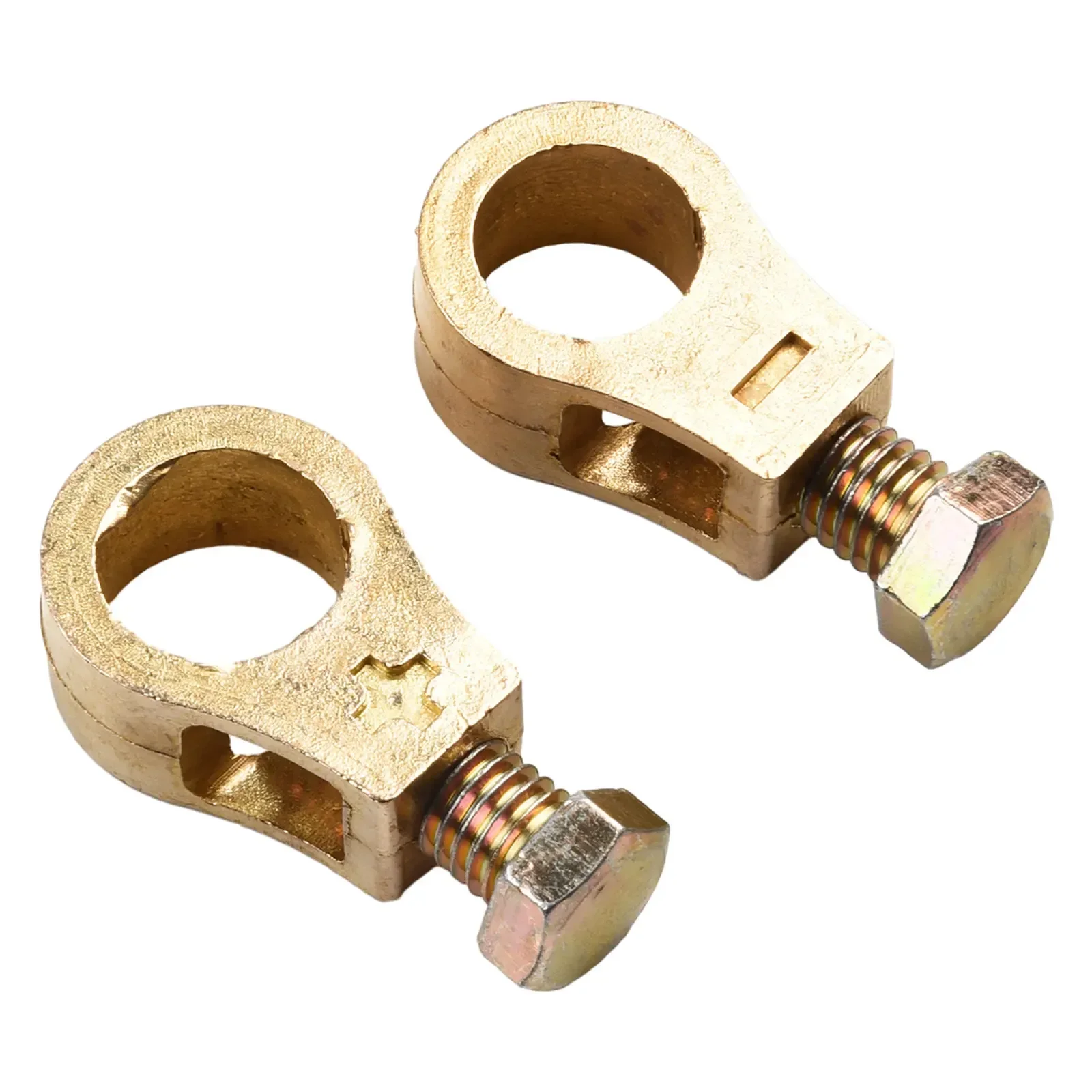 Terminal Block Positive And Negative Pole Electrical Connector Clamp Copper Car Battery Terminal Wire Cable Clamp Top Fast