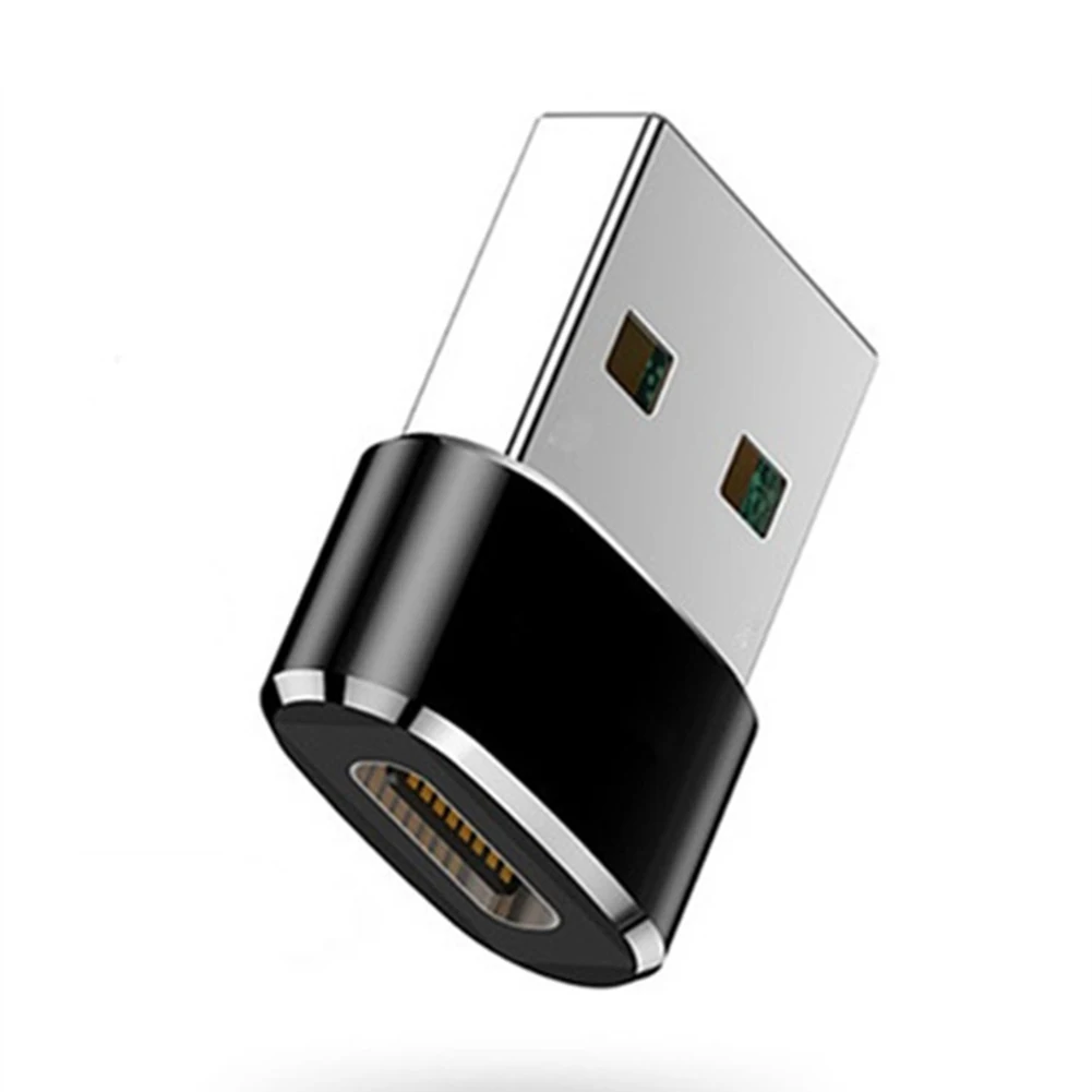 USB-Stecker auf Typ C Buchse Adapter für iPhone 12 13 Pro Max Typ C Daten konverter USB-Ladegerät Typ C Anschluss zufällige Farbe