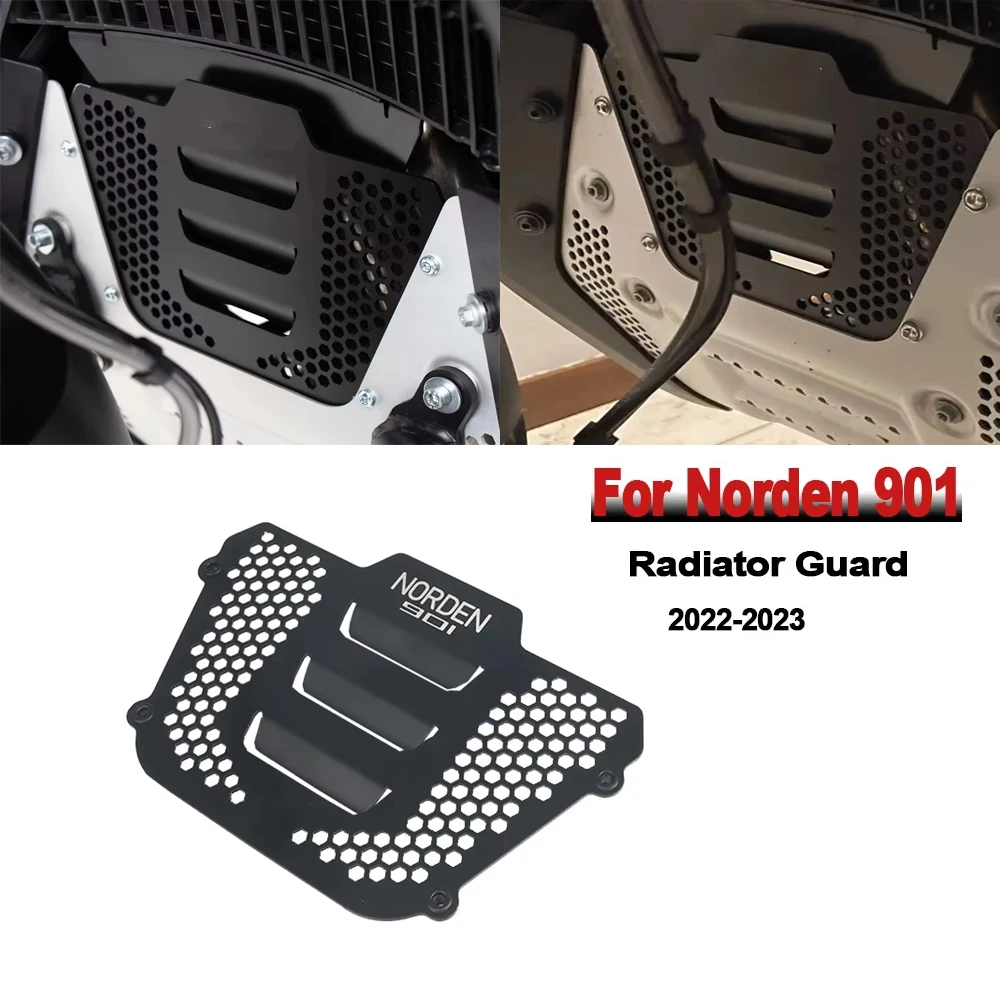 

For Husqvarna Norden 901 Norden901 2022-23 New Aluminium Motorcycle Accessories Radiator Engine Guard Cover Protector Crap Flap