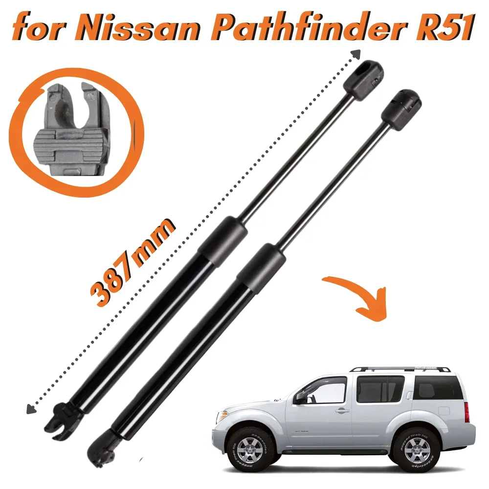 

Qty(2) Rear Window Struts for Nissan Pathfinder Sport Utility 2005-2013 15.24inch SG325028 Lift Supports Gas Springs Shocks