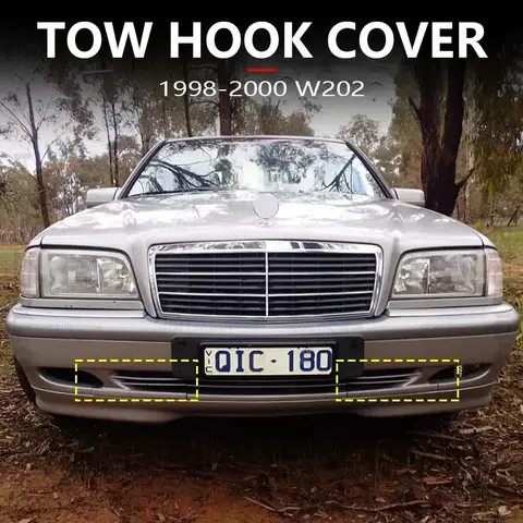 1998-2000 W202 메르세데스 벤츠 C-클래스용 프론트 범퍼 견인 후크 커버, 캡 2028800505 2028800605