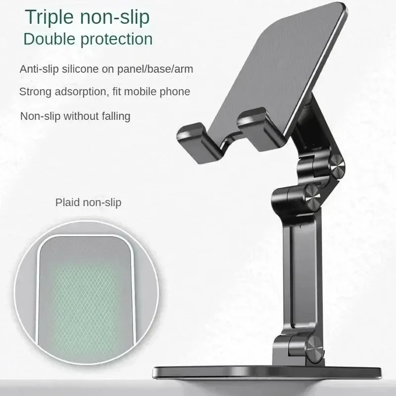 Mobile Phone Holder Stand Foldable Desktop Tablet Holder For IPhone IPad Samsung  Xiaomi Adjustable Universal Cell Phone Stand image 4