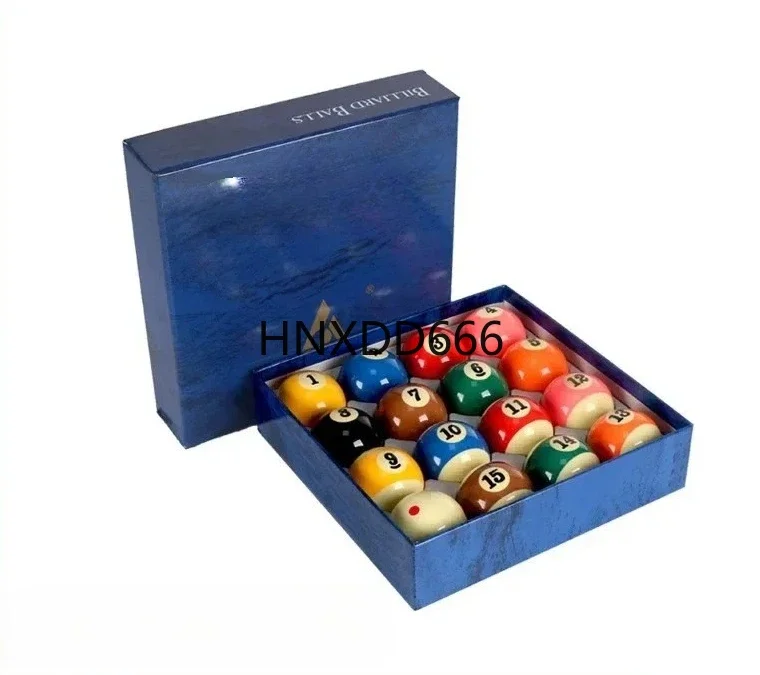 Luxury fantasy black eight crystal billiard set with American sixteen-color billiard cues and standard large billiard supplies