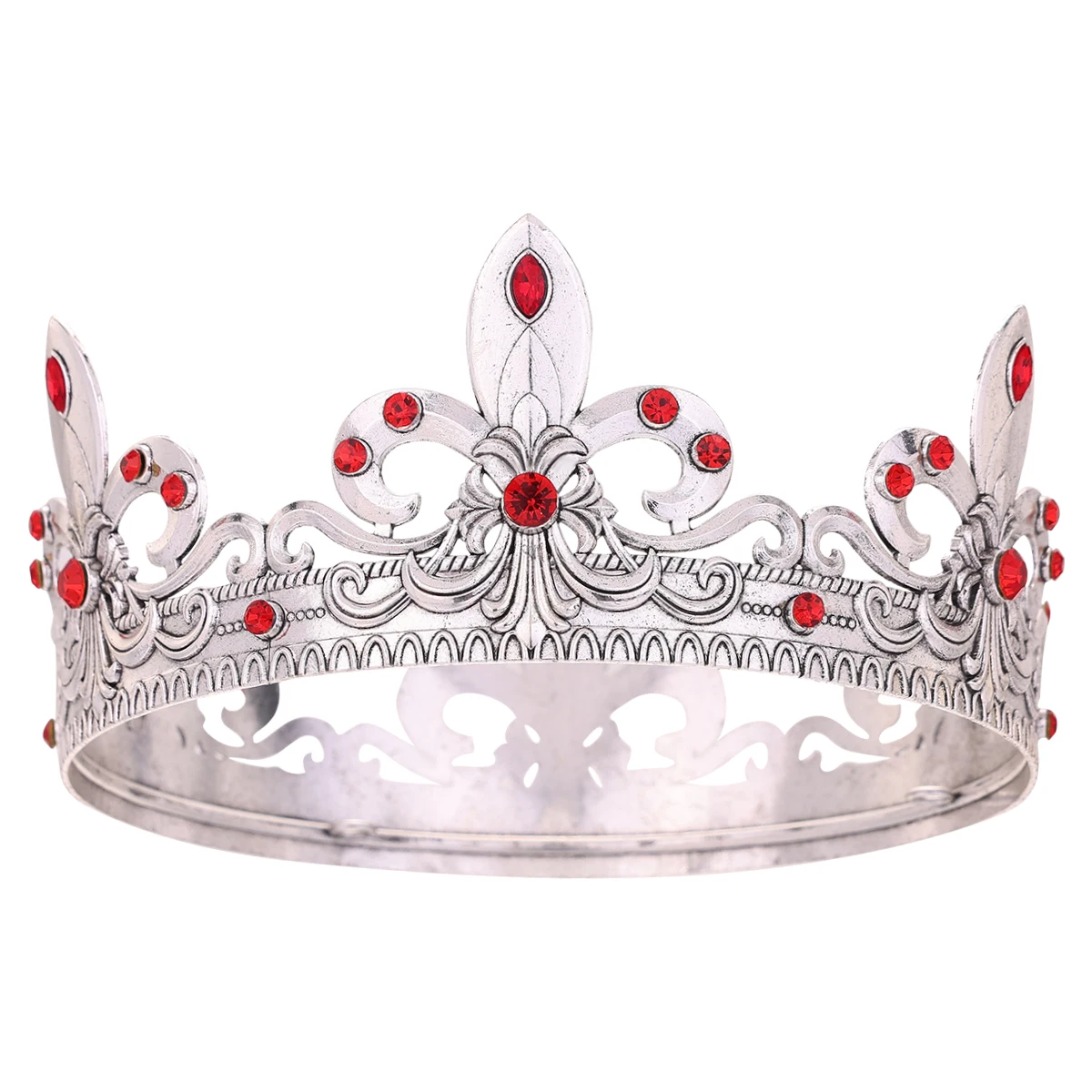 Baroque Vintage Crystal Rhinestone Tiaras And Crowns For Women Bride Queen King Diadems Wedding Hair Accessories Party Pageant image 3