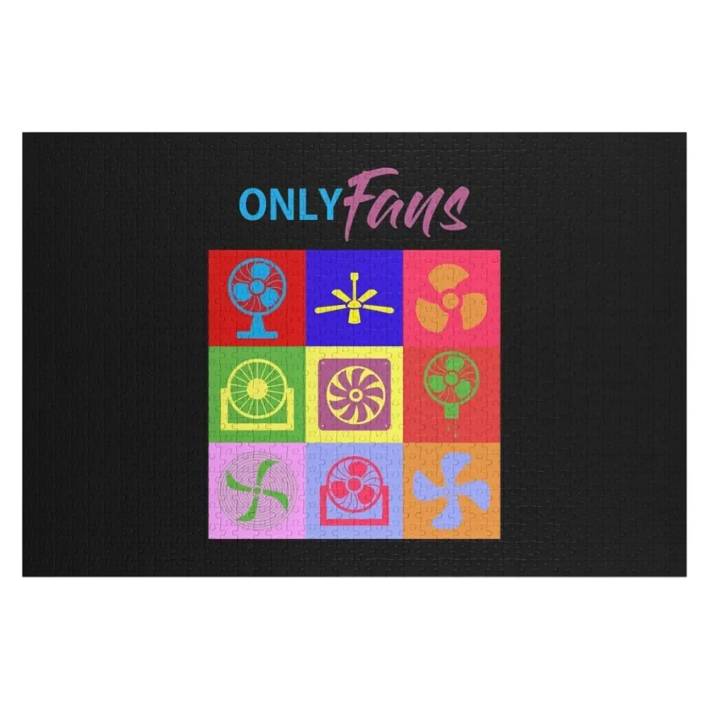 

Only Fans Modern Art Jigsaw Puzzle Game Children Customizable Child Gift Personalised Baby Wooden Puzzle