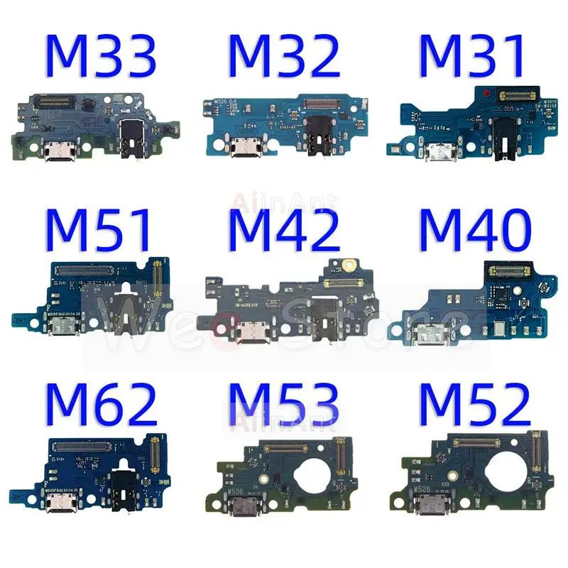 

Original Bottom SUB Board Dock Charger Charging port Flex Cable For Samsung Galaxy M31 M31s M32 M33 M40 M42 M51 M52 M53 M62 5G