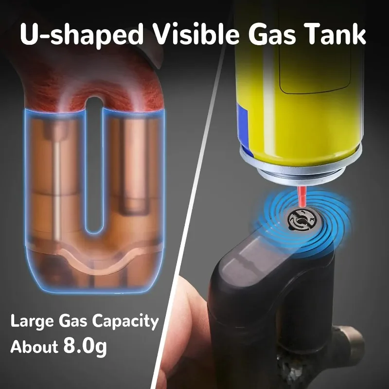 Honest Creative Windproof Cigarette Lighter Cigar Butane Gas Lighter Mini Welding Gun Unusual Lighter Gift Smoking Accessories