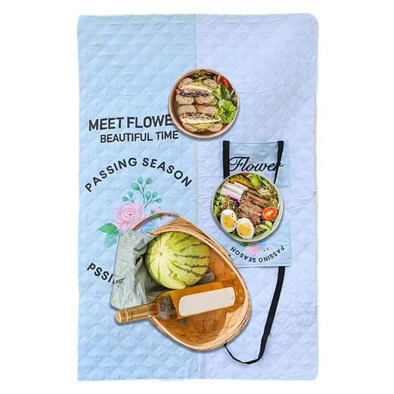 

Beach Blanket Waterproof Sandproof Lightweight Portable Folding Picnic Blankets With Zipper Compact Quick-Dry Outdoor