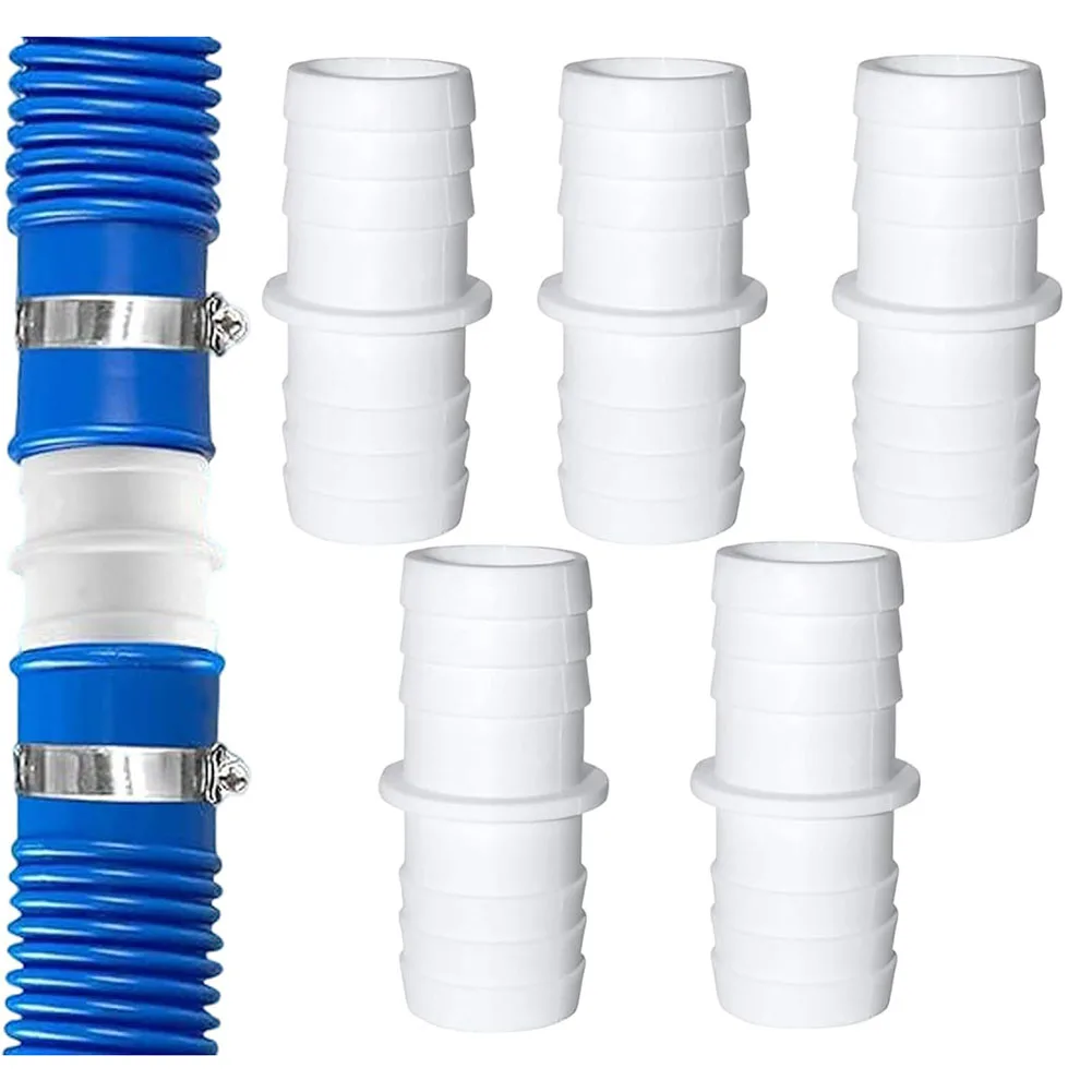 

5 Pack of 38mm Pool Vacuum Hose For Adapters Lightweight and Compact for Easy Handling During Pool Maintenance
