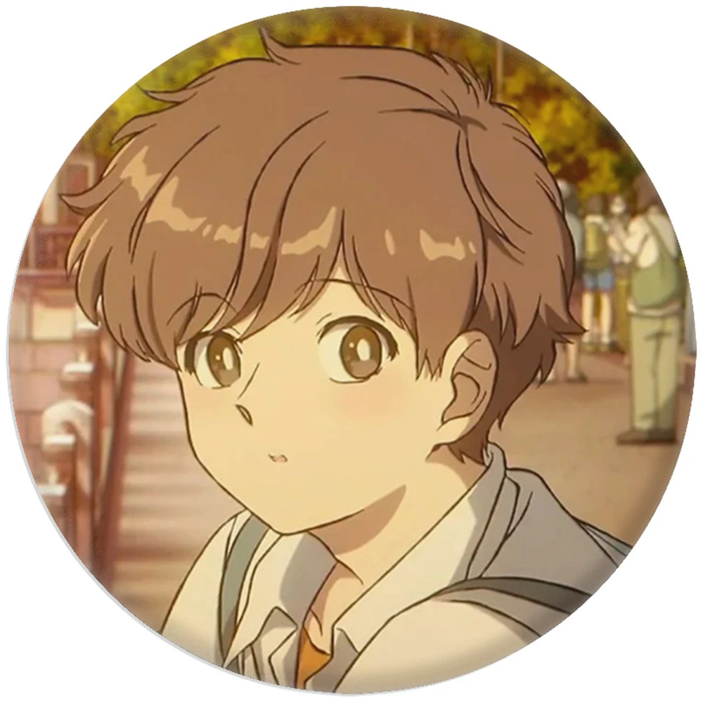 58mm Anime Ganbare Go for It Nakamura-kun Okuto Hironse Aiki Otogiri Sō Cosplay COSTUME Badge Pin SPTE Tinplate Brooch﻿ Gilf
