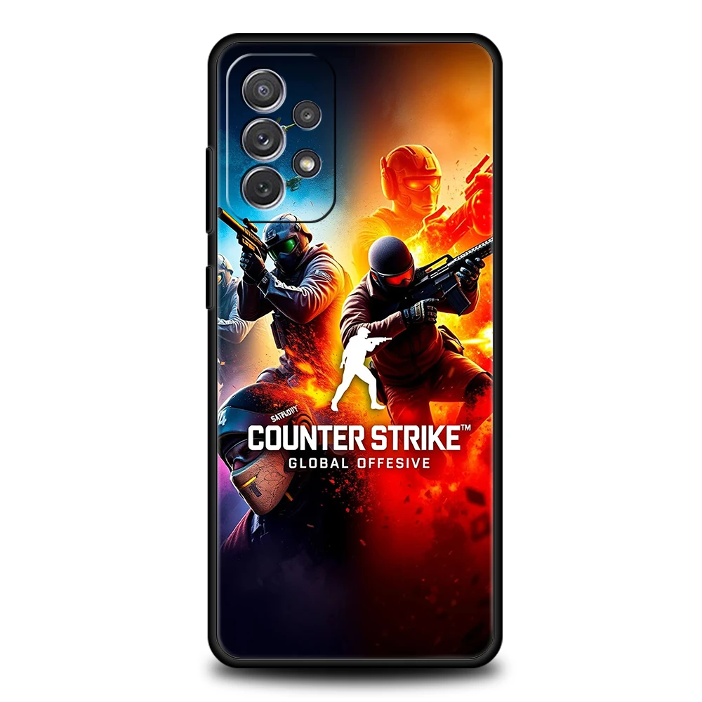 Counter Strike CS GO Hot Game Handyhülle für Samsung Galaxy A55 A35 A15 A14 A25 A54 A51 A71 A72 A73 A32 A52 A52S A41 5G Shell – Detail 2