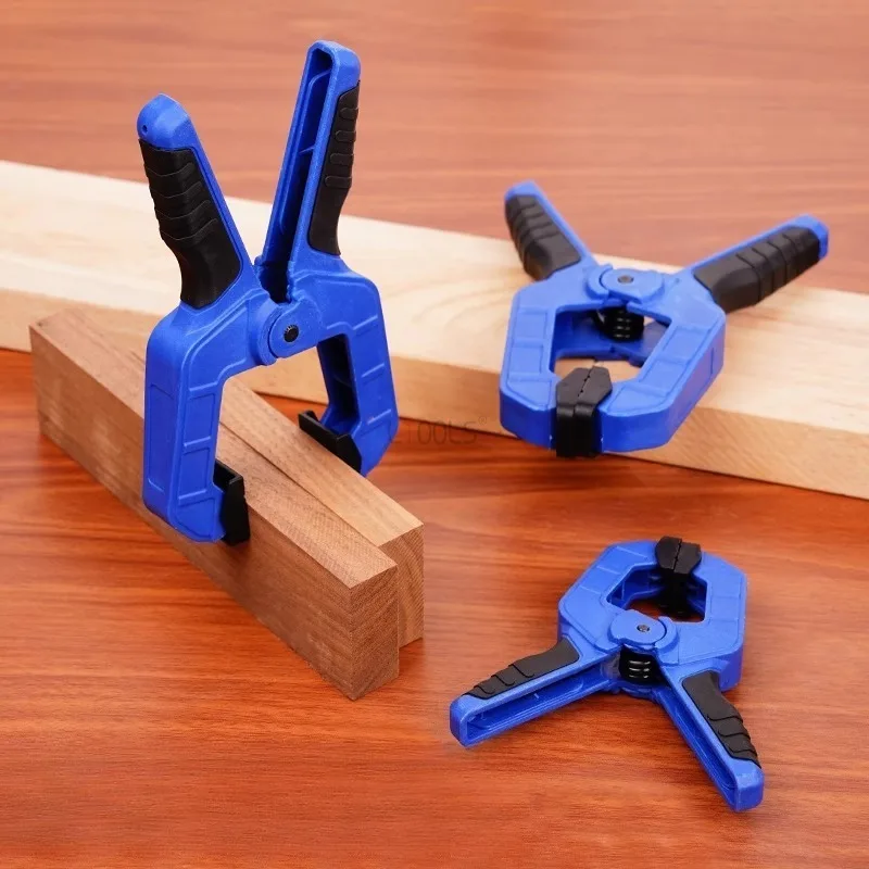 

Быстрый пружинный прочный зажим Пластик Деревообработка А-типа Фиксированный монтажный зажим Деревянные доски Зажимное устройство для сращивания и наклеивания