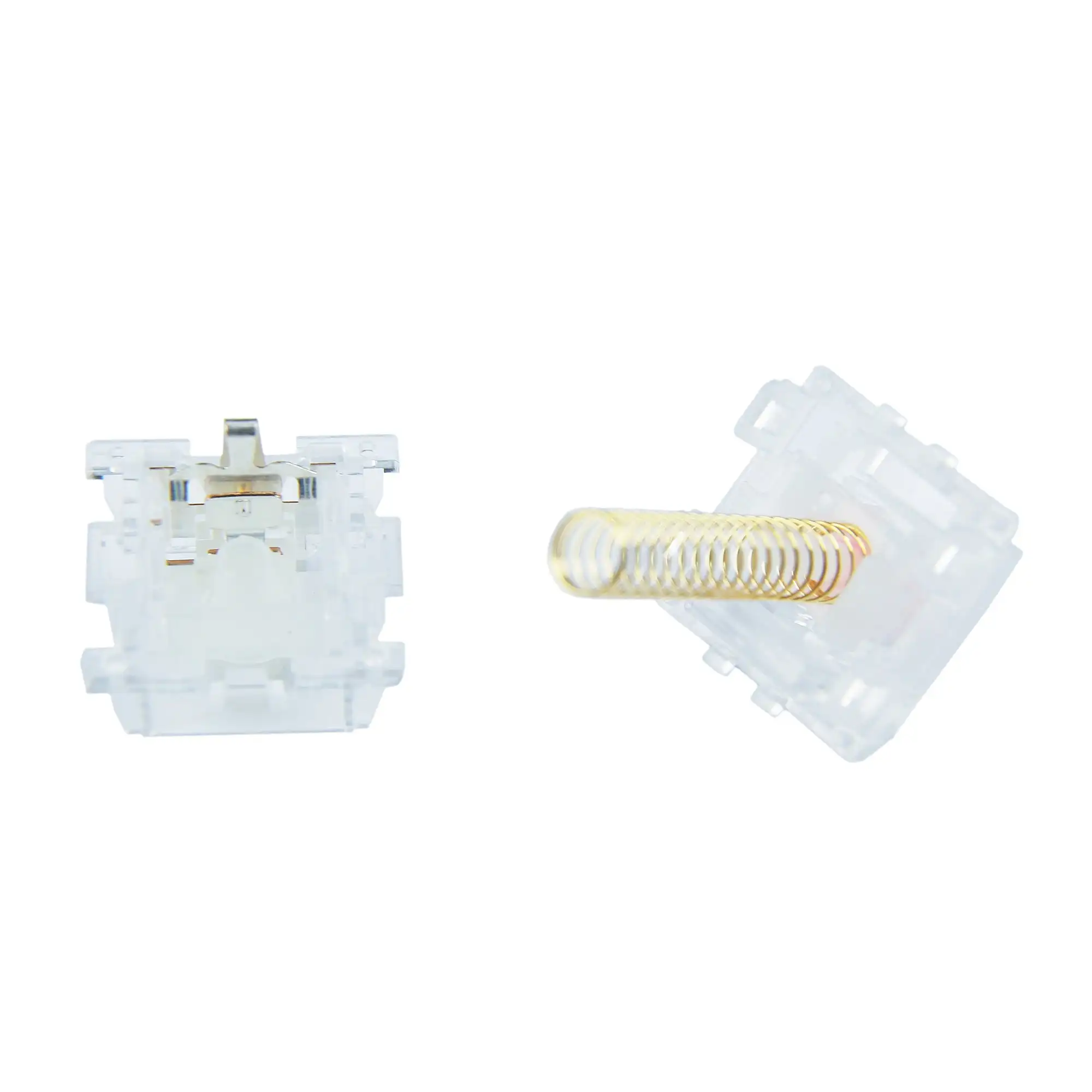 10 Pcs TTC Honey Switch Linear 3 Pin 42g RGB SMD Switches Gold Plated Spring Transparent Cover For MX Mechanical Keyboard