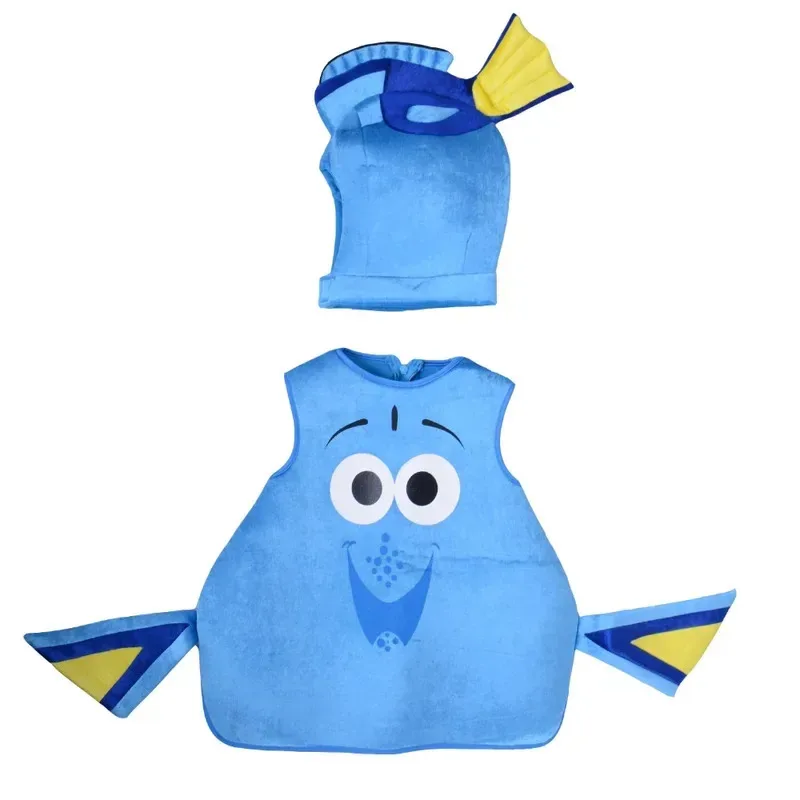 silisili AFinding Clownfish Cosplay Costume Nemo Regal Blue Tang Dory Toddler Fish For Children Adult Halloween 2025 ☆ New